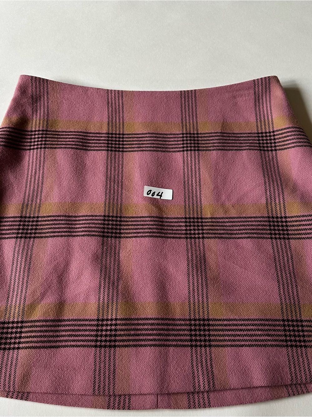 Wilfred Aritzia Classic Plaid Mauve Mini Skirt Size 10 Y2K Clueless Aesthetic - Picture 7 of 7